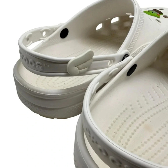 CROCS Disney 7 jibbitz charms stitch peach mickey today popcorn…size 12 - Picture 5 of 11